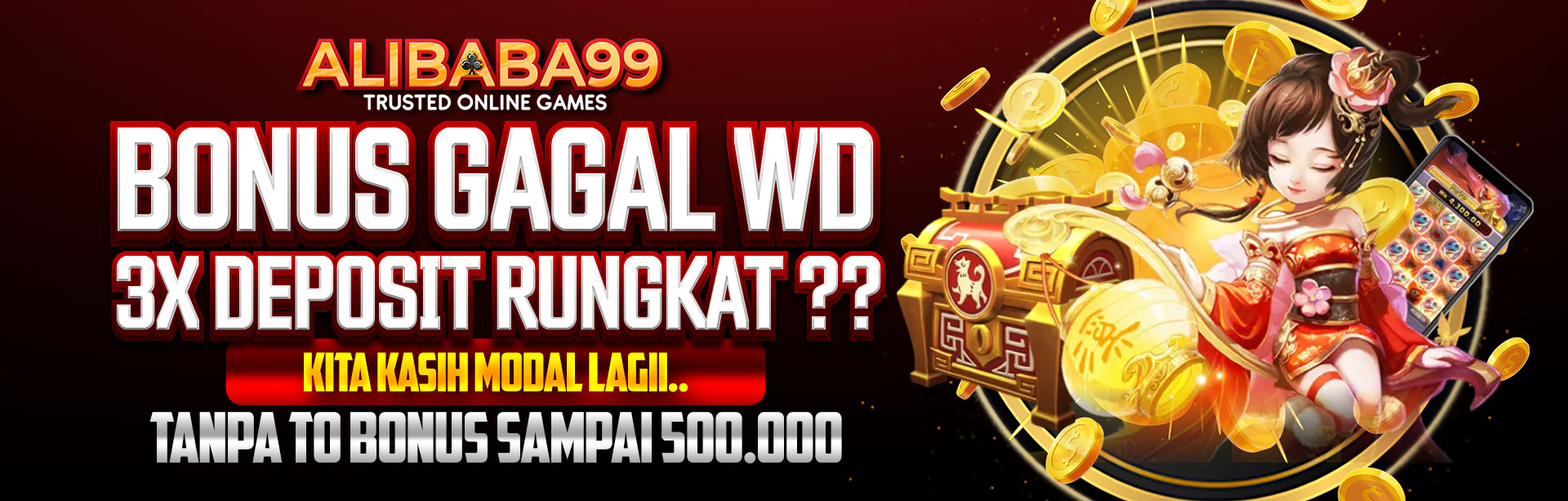 BONUS GAGAL WITHDRAW