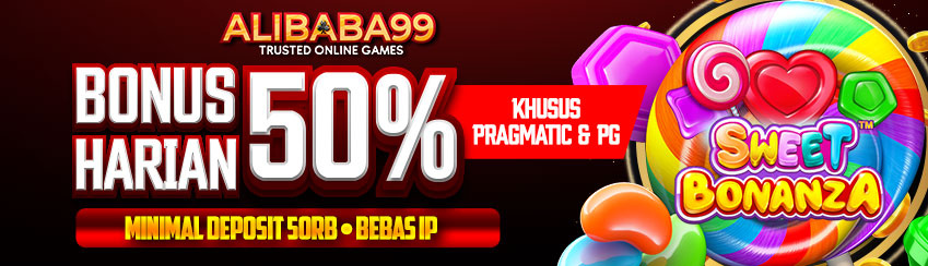 BONUS HARIAN 50% PRAGMATIC & PG