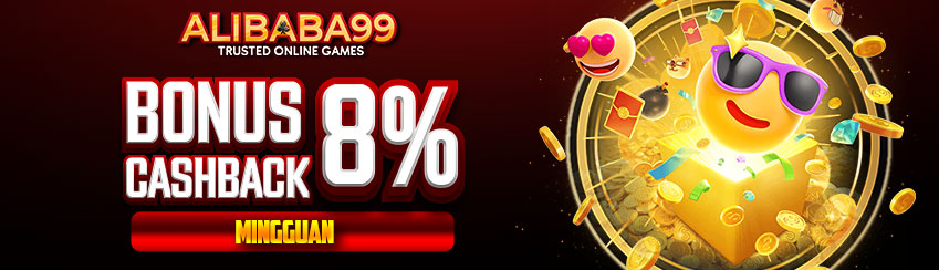 BONUS CASHBACK 8% ALL GAME MINGGUAN
